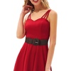 image:imageGRACE KARIN Belts for Women Suede Elastic Wide Belt Vintage Stretchy Chunky Buckle Belts SXXLSuedecoffee
