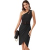 image:imageGRACE KARIN Belts for Women Suede Elastic Wide Belt Vintage Stretchy Chunky Buckle Belts SXXLSuedecoffee