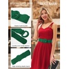 image:imageGRACE KARIN Belts for Women Suede Elastic Wide Belt Vintage Stretchy Chunky Buckle Belts SXXLSuedegreen