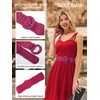 image:imageGRACE KARIN Belts for Women Suede Elastic Wide Belt Vintage Stretchy Chunky Buckle Belts SXXLSuederose