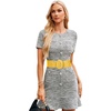 image:imageGRACE KARIN Belts for Women Suede Elastic Wide Belt Vintage Stretchy Chunky Buckle Belts SXXLSuedeyellow