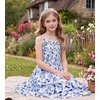 image:imageGRACE KARIN Girls Floral Summer Dress Tween Girl 2 Layerr Cami Smocked Dresses Boho Midi Sundress Size 716Blue Big Floral