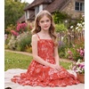 image:imageGRACE KARIN Girls Floral Summer Dress Tween Girl 2 Layerr Cami Smocked Dresses Boho Midi Sundress Size 716Orange White Floral