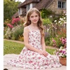 image:imageGRACE KARIN Girls Floral Summer Dress Tween Girl 2 Layerr Cami Smocked Dresses Boho Midi Sundress Size 716White Pink Floral