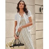 image:imageGRACE KARIN Women Short Sleeve Cardigan 2026 Summer Knitted Sweater Tops Basic Crew Neck Crop Outfits02 White Black