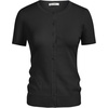 image:imageGRACE KARIN Women Short Sleeve Cardigan 2026 Summer Knitted Sweater Tops Basic Crew Neck Crop OutfitsBlack