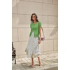image:imageGRACE KARIN Women Short Sleeve Cardigan 2026 Summer Knitted Sweater Tops Basic Crew Neck Crop OutfitsForest Green