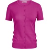 image:imageGRACE KARIN Women Short Sleeve Cardigan 2026 Summer Knitted Sweater Tops Basic Crew Neck Crop OutfitsHot Pink