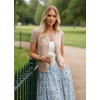 image:imageGRACE KARIN Women Short Sleeve Cardigan 2026 Summer Knitted Sweater Tops Basic Crew Neck Crop OutfitsKhaki