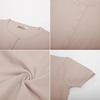 image:imageGRACE KARIN Women Short Sleeve Cardigan 2026 Summer Knitted Sweater Tops Basic Crew Neck Crop OutfitsKhaki