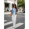 image:imageGRACE KARIN Women Short Sleeve Cardigan 2026 Summer Knitted Sweater Tops Basic Crew Neck Crop OutfitsLight Blue