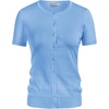 image:imageGRACE KARIN Women Short Sleeve Cardigan 2026 Summer Knitted Sweater Tops Basic Crew Neck Crop OutfitsLight Blue