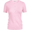 image:imageGRACE KARIN Women Short Sleeve Cardigan 2026 Summer Knitted Sweater Tops Basic Crew Neck Crop OutfitsLight Pink