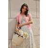 image:imageGRACE KARIN Women Short Sleeve Cardigan 2026 Summer Knitted Sweater Tops Basic Crew Neck Crop OutfitsLight Pink1
