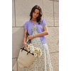 image:imageGRACE KARIN Women Short Sleeve Cardigan 2026 Summer Knitted Sweater Tops Basic Crew Neck Crop OutfitsLight Purple
