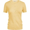 image:imageGRACE KARIN Women Short Sleeve Cardigan 2026 Summer Knitted Sweater Tops Basic Crew Neck Crop OutfitsLight Yellow