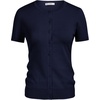 image:imageGRACE KARIN Women Short Sleeve Cardigan 2026 Summer Knitted Sweater Tops Basic Crew Neck Crop OutfitsNavy