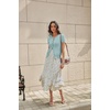 image:imageGRACE KARIN Women Short Sleeve Cardigan 2026 Summer Knitted Sweater Tops Basic Crew Neck Crop OutfitsSeafoam Blue