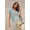 image:imageGRACE KARIN Women Short Sleeve Cardigan 2026 Summer Knitted Sweater Tops Basic Crew Neck Crop OutfitsSeafoam Blue