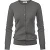 image:imageGRACE KARIN Womens Long Sleeve Knit Cardigan Sweaters Casual Dressy Open Front Button Down Cardigans Spring OutfitsDark Heather Grey