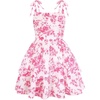 image:imageGRACE KARIN Girls Floral Smocked Dress Summer Layered Tie Shoulder Bowknot Flowy Dresses for 714 YearsRose Red