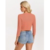 image:imageGRACE KARIN Womens 2026 Bolero Shrug 34 Sleeve Crochet Cropped Cardigan Open Front Knit Shrugs for DressesCoral Pink