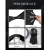 image:imageGRACE KARIN Church Dresses for WomenRuffle Short Sleeve Work DressRuched Bodycon Business Midi DressBlack