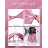 image:imageGRACE KARIN Church Dresses for WomenRuffle Short Sleeve Work DressRuched Bodycon Business Midi DressGray Pink