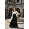 image:imageGRACE KARIN Laceup Cinch Belt Tied Corset Elastic Waist BeltBlackjacquard