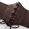 image:imageGRACE KARIN Laceup Cinch Belt Tied Corset Elastic Waist BeltCoffeejacquard