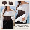 image:imageGRACE KARIN Laceup Cinch Belt Tied Corset Elastic Waist BeltCoffeejacquard