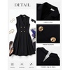 image:imageGRACE KARIN Womens Summer Business Casual Dress 2026 Sleeveless A Line Midi Dresses Work Graducation OutfitsBlack