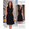 image:imageGRACE KARIN Womens Summer Business Casual Dress 2026 Sleeveless A Line Midi Dresses Work Graducation OutfitsBlack