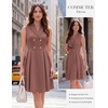 image:imageGRACE KARIN Womens Summer Business Casual Dress 2026 Sleeveless A Line Midi Dresses Work Graducation OutfitsBrown