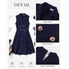 image:imageGRACE KARIN Womens Summer Business Casual Dress 2026 Sleeveless A Line Midi Dresses Work Graducation OutfitsNavy