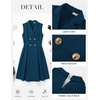 image:imageGRACE KARIN Womens Summer Business Casual Dress 2026 Sleeveless A Line Midi Dresses Work Graducation OutfitsPeacock Blue