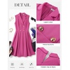 image:imageGRACE KARIN Womens Summer Business Casual Dress 2026 Sleeveless A Line Midi Dresses Work Graducation OutfitsRose