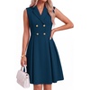 image:imageGRACE KARIN Womens Summer Business Casual Dress 2026 Sleeveless A Line Midi Dresses Work Graducation OutfitsPeacock Blue