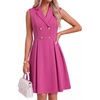 image:imageGRACE KARIN Womens Summer Business Casual Dress 2026 Sleeveless A Line Midi Dresses Work Graducation OutfitsRose