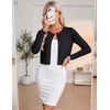 image:imageGRACE KARIN Cropped Cardigan Sweaters for Women Cotton Bolero Shrugs for Dresses Summer Outfits Fashion Clothes 2026Black