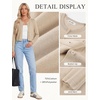 image:imageGRACE KARIN Cropped Cardigan Sweaters for Women Cotton Bolero Shrugs for Dresses Summer Outfits Fashion Clothes 2026Light Khaki