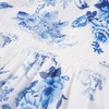 image:imageGRACE KARIN Girls Floral Summer Dresses Flutter Sleeve Maxi Smocked Flower Holiday Flowy Dress 716YBlue Floral
