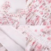 image:imageGRACE KARIN Girls Floral Summer Dresses Flutter Sleeve Maxi Smocked Flower Holiday Flowy Dress 716YPink Flower