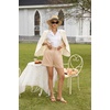 image:imageGRACE KARIN Linen Shorts for Women Summer Beach Vacation Aline Wide Leg High Waist Shorts Comfy Lounge with PocketsApricot