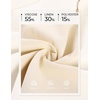 image:imageGRACE KARIN Linen Shorts for Women Summer Beach Vacation Aline Wide Leg High Waist Shorts Comfy Lounge with PocketsBeige