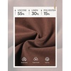 image:imageGRACE KARIN Linen Shorts for Women Summer Beach Vacation Aline Wide Leg High Waist Shorts Comfy Lounge with PocketsBrown