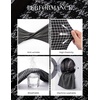 image:imageGRACE KARIN Women Summer Work Dress 2026 Short Sleeve Bodycon Tweed Dresses Button Knee Length Pencil Business Causal OutfitsBlack