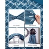 image:imageGRACE KARIN Women Summer Work Dress 2026 Short Sleeve Bodycon Tweed Dresses Button Knee Length Pencil Business Causal OutfitsDeep Peacock Blue
