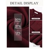 image:imageGRACE KARIN Cardigan Sweaters for Women Lightweight Trendy Long Sleeve Cardigans Lapel Collar Button Down Knit TopsBurgundy