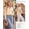 image:imageGRACE KARIN Womens 2026 Cotton Button Down Blouses Dressy Casual Long Sleeve Shirts Trendy Summer Collared Work TopsApricot